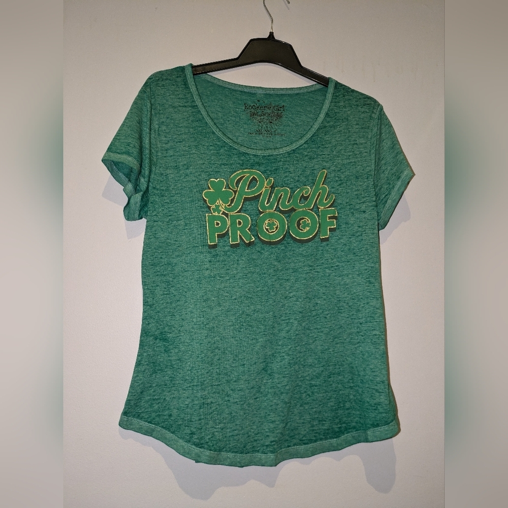 Rocker Girl By All Access Entertainment Girls St Patty's Day Tee Size XXL